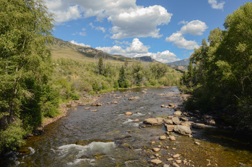 Blue River in Colorado, a tributary of the Colorado River