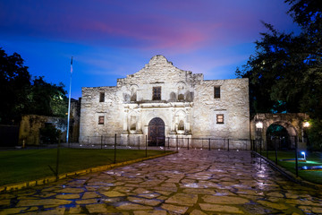 the Historic Alamo, San Antonio, Texas.