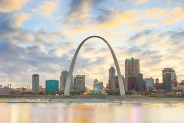 Meubelstickers Stadscentrum van St. Louis © f11photo