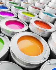 Paint cans color palette