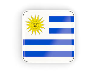 Flag of uruguay, square icon