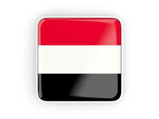 Flag of yemen, square icon