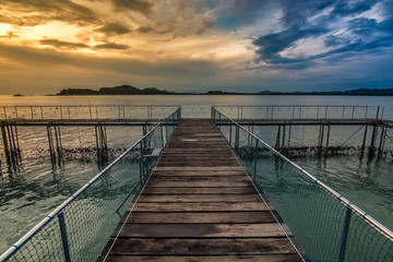 Obraz premium Fish farming