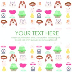 pet shop logo icon Vector
