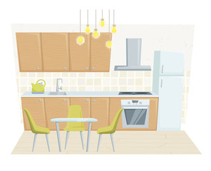 Kitchen modern interior