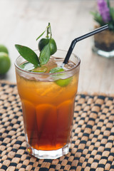 iced lime tea
