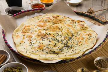 Malawah or Malawach traditional yemeni bread