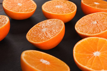 fresh orange slices