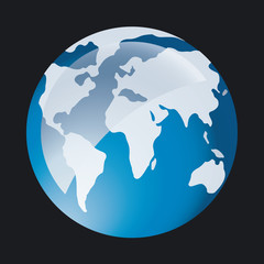 Naklejka premium Global Icon