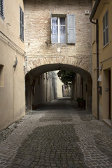 Fototapeta na wymiar Cingoli, Balcone delle Marche, Italia
