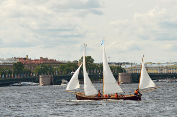 The waters of the river Neva.