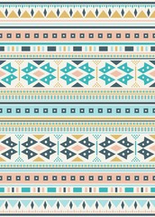 Seamless Ethnic pattern design. Navajo geometric print. Rustic decorative ornament. Abstract geometric pattern. Native American pattern. Ornament for the design of clothing, textiles
