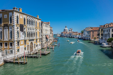 Seaview of Basilica Santa Maria della Salute, Venice, Italy