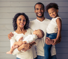 Afro American family
