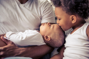 Afro American family © georgerudy