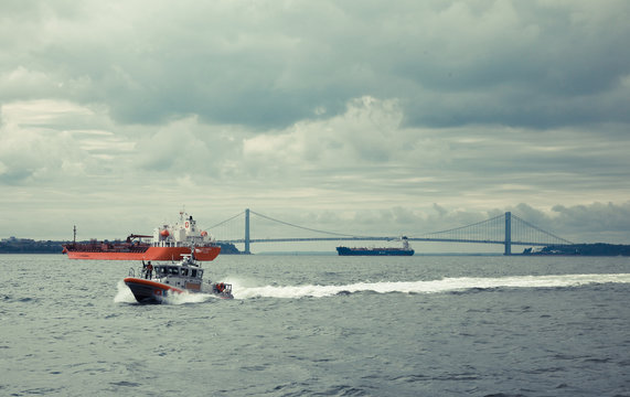 Manhattan coastguard, New York City