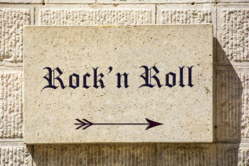 Schild 87b - Rockn Roll