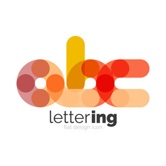 Letter logo business icon