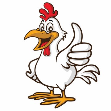 Rooster Cartoon Mascot Vector Illustration