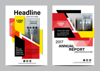 Brochure Layout design template. Annual Report Flyer Leaflet cover Presentation Modern background. illustration vector in A4 size