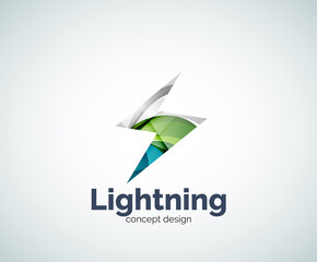 Lightning logo template