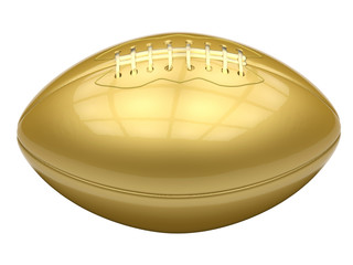 golden football ball