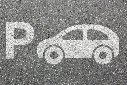 Parkplatz Auto parken Fahrzeug Stadt Verkehr Mobilität