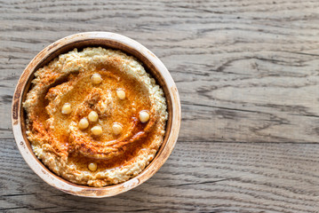 Bowl of hummus