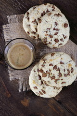Cookies con caffè espresso