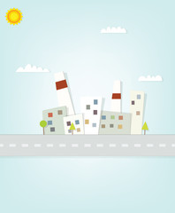 Industrial simple city