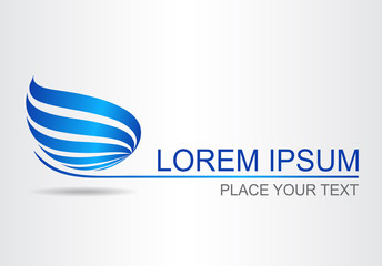 Abstract vector sign.