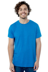 Fototapeta premium Young caucasian male looking at camera.