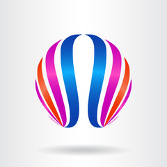 Abstract vector sign.