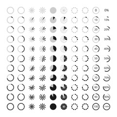 Loading, preloaders vector icons
