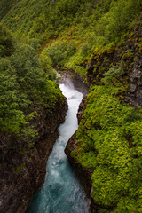 Fototapeta na wymiar Norwegian waterfall
