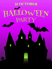 Halloween party poster