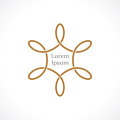 flower abstract symbol