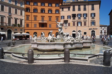 Fontaine de Neptune à Rome