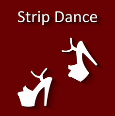 Obrazy na Plexi  taniec ze striptizem