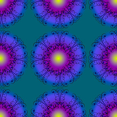 Узорчатый бесшовный фон 