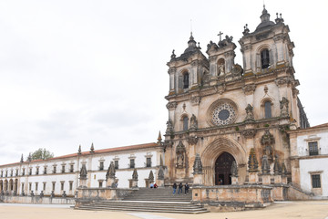 Fototapeta na wymiar Monastery of Santa Maria, Alcobaca, Centro region, Portugal