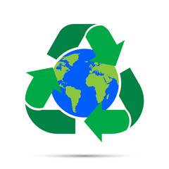 Arrow around the globe