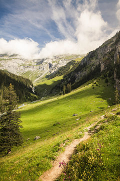 Scenic view, Flims, Graubuenden, Switzerland