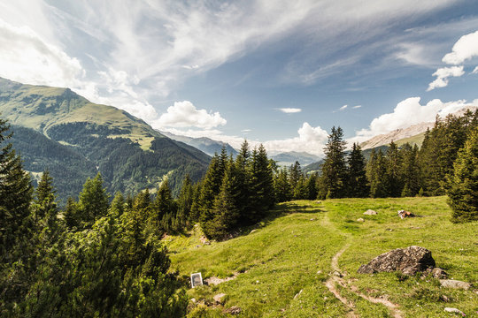 Alp Flix, Savognin, Graubuenden, Switzerland