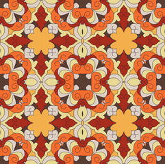 Vintage background with ornament.