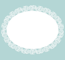 Napkin with lace