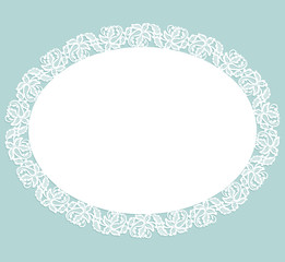 Napkin with lace