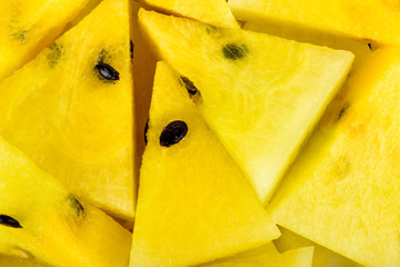 yellow watermelon slices © nathanipha99