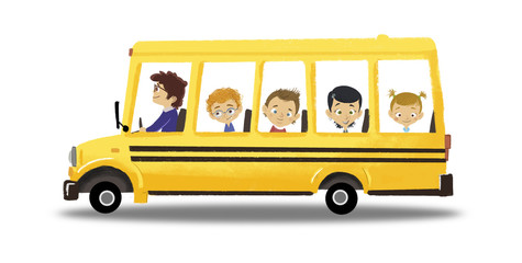 Autobus escolar © childrendrawings