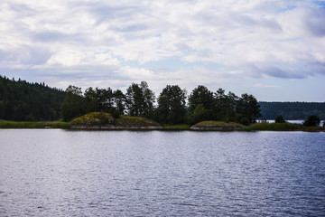 Obraz premium Берег Ладожского озера (Ladoga Lake Beach)